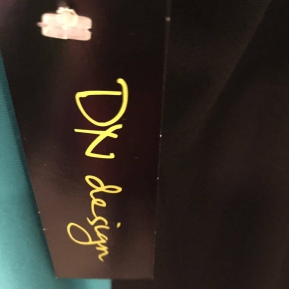 DN Design Black Color Block Short Dress w/Shrug - Picture 6 of 6